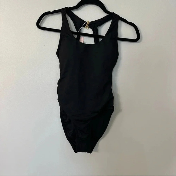 Andie Swim The Catalina One-Piece Women's Black Buckled Racerback Size XS NWT - Picture 2 of 11